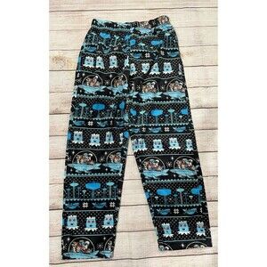 NEW MENS THE JETSONS AEROPOSTALE CRUSHED VELVET FEEL LOUNGE PANTS PAJAMAS SMALL